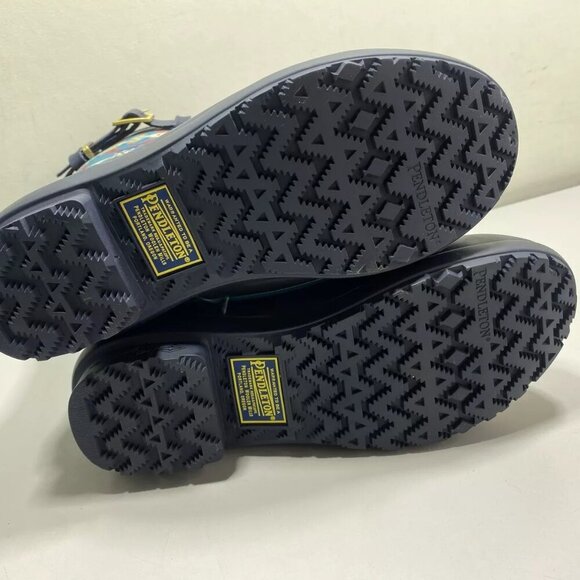NEW PENDLETON Heritage Tucson Rain Boots Size 7 Waterproof Round Toe Buckle - Picture 8 of 8